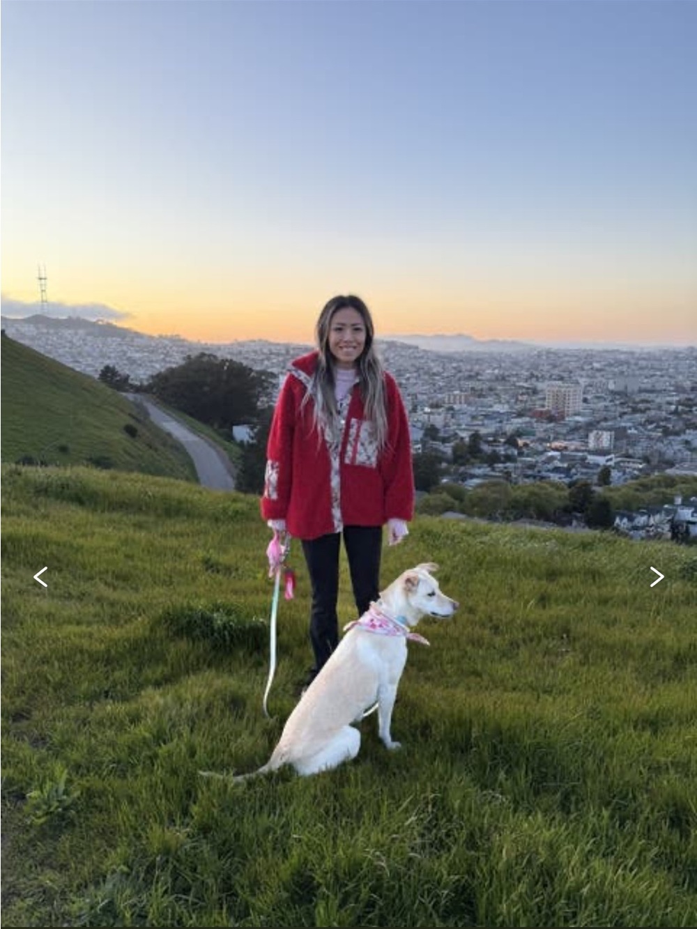 Sandy Liang Boxbox Fleece Jacket in Racing Red - Picture 2 of 10